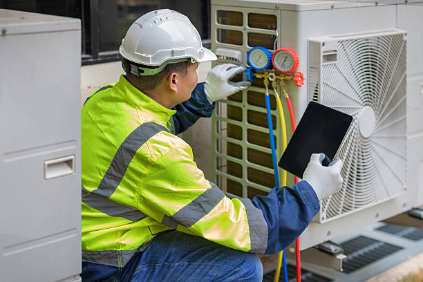Professional Hvac Installation technician working in Hilltown, PA